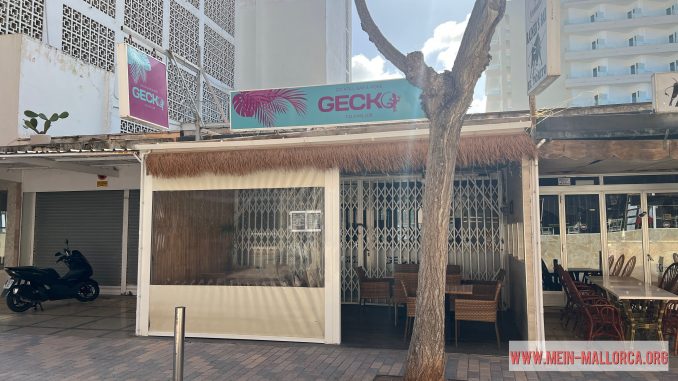 Außen Ansicht der Gecko Cocktail Bar