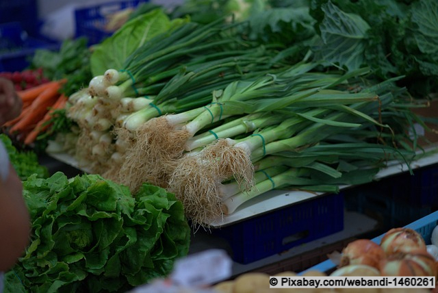 Leckeres Gemüse auf dem Wochenmarkt