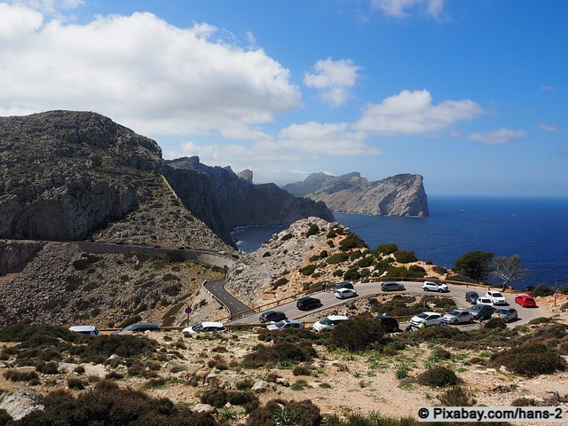 Stau zum Cap Formentor auf Mallorca