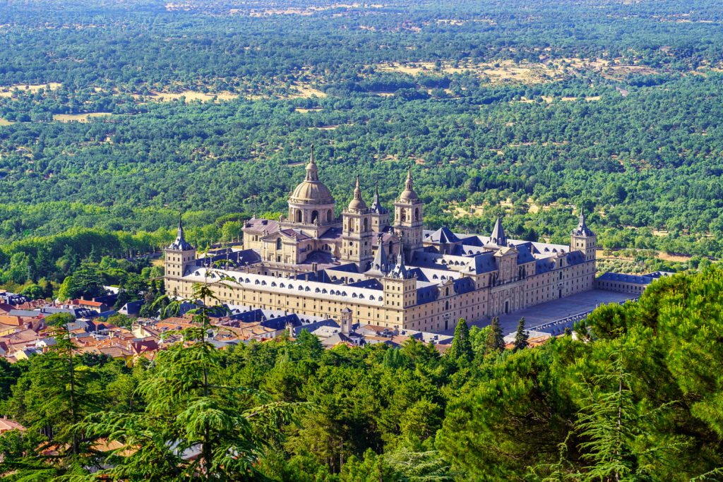 El Escorial, königliches Kloster bei Madrid in der Sierra de Guadarrama
